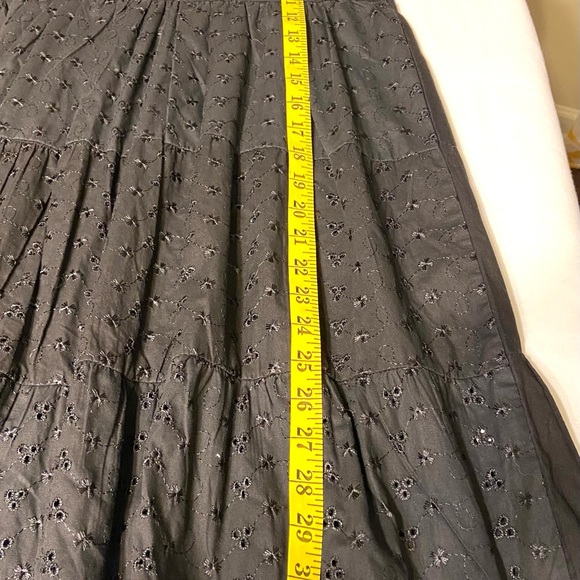 Pretty Little Thing Womens Black Broderie Anglaise Smock Dress Size UK 6 EUR 34 - Picture 13 of 16